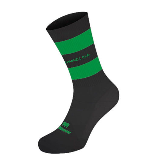 Mc Keever Parnells GAA Pro Mid Sock - Youth - Black/Green