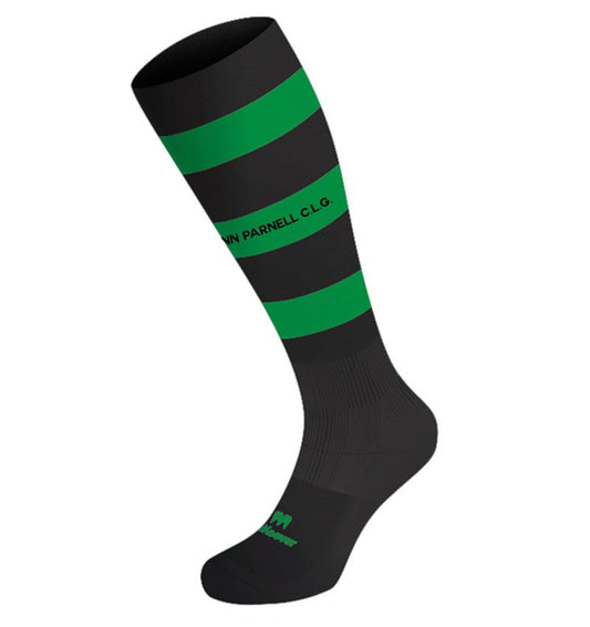 Mc Keever Parnells GAA Pro Long Socks - Youth - Black/Green