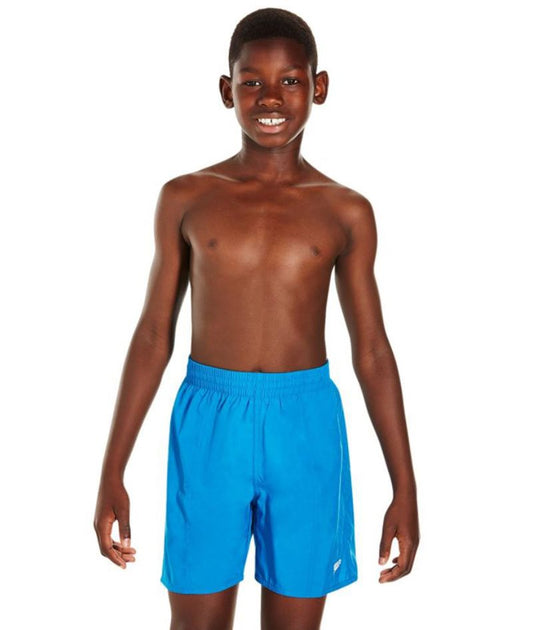 Speedo Solid Leisure 15 Inch Water Shorts - Boys - Blue