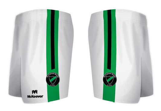Mc Keever Parnells GAA Shorts - Adult - White