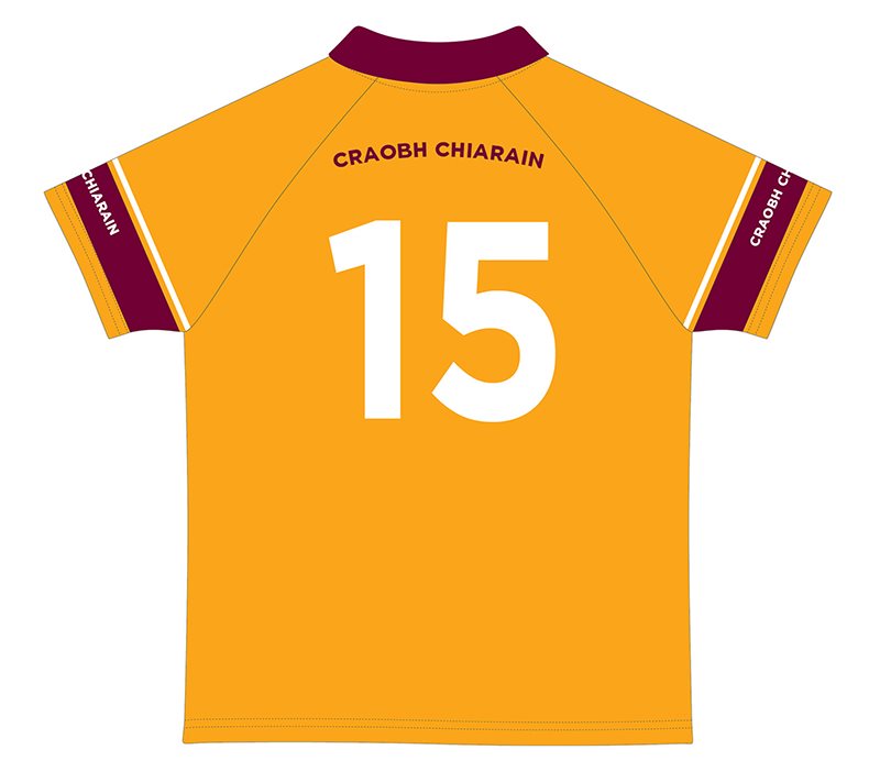 Mc Keever Craobh Chiarain GAA Jersey - Adult - Maroon/Gold