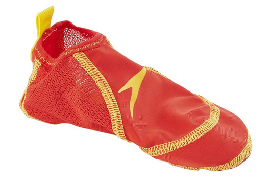 Speedo Pool Sock - Youth - Yellow/Red