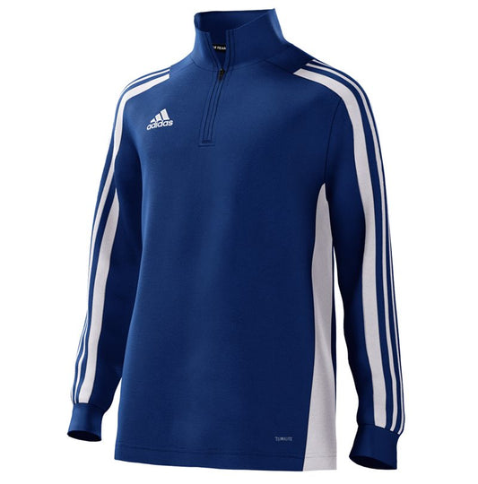 adidas Mi Team 18 1/4 Zip Training Top - Youth - Bold Blue/White