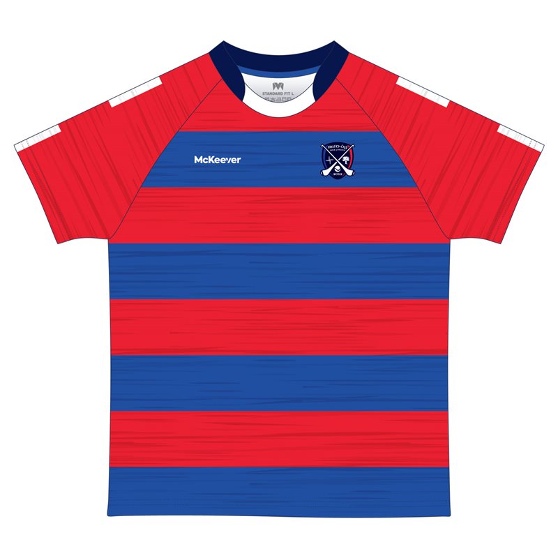 Mc Keever Brid Og Hooped Playing Jersey - Youth - Red/Blue