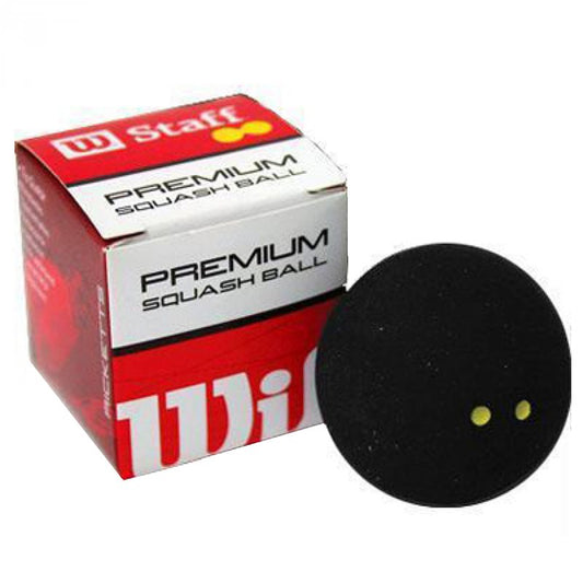 Wilson Staff Squash Ball Yellow Double Dot