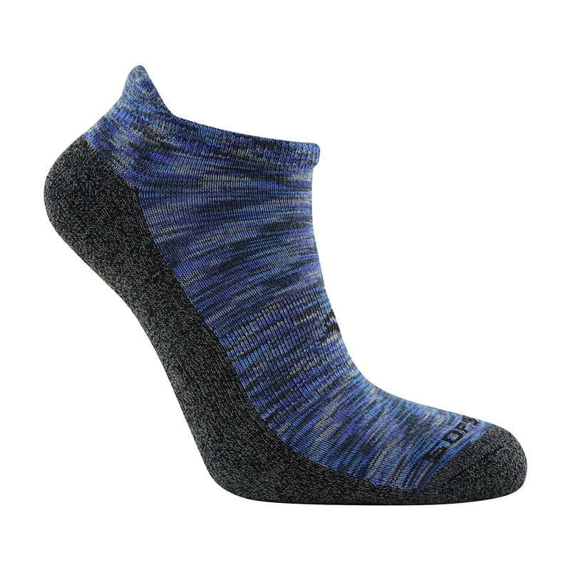 SofSole Multi Sport Low Cut Cushion Socks - Mens - White Blue/Grey/Red