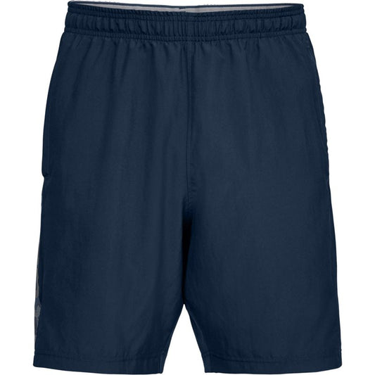 Under Armour Woven Graphic Wordmark Shorts - Mens - Academy/Graphite