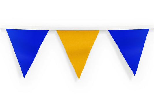 The GAA Store Bunting - Royal & Yellow