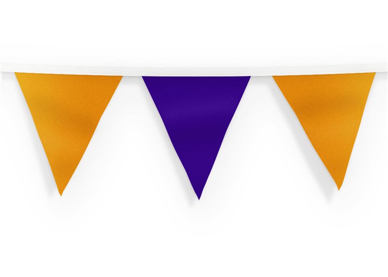 The GAA Store Bunting - Purple & Gold