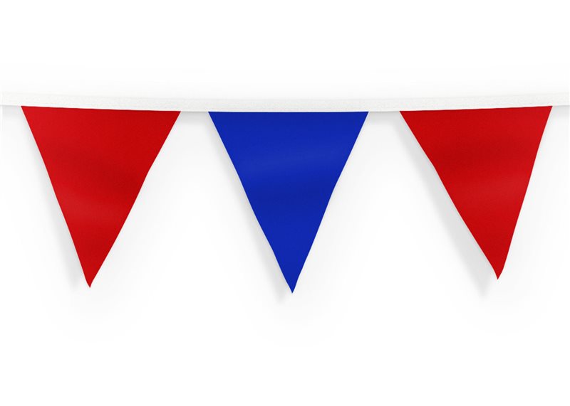 The GAA Store Bunting - Red & Royal