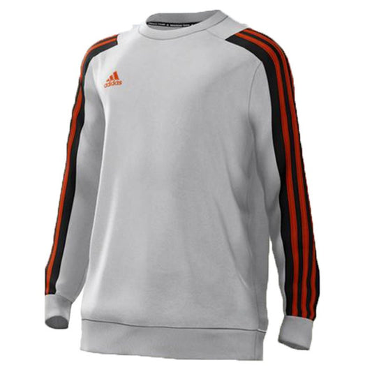 adidas mi Team 18 Sweat Top - Youth - Stone/Collegiate Orange/Black