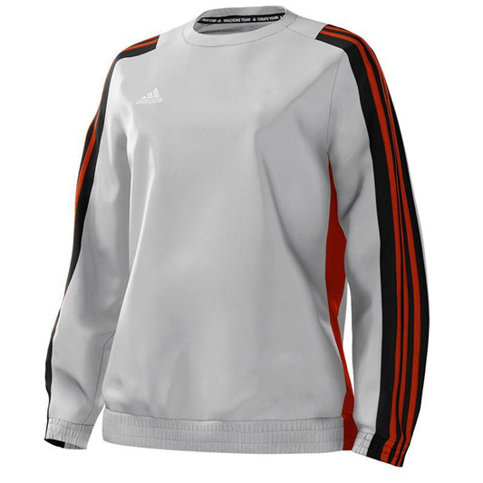 adidas mi Team 18 Windpiste Sweat Top - Womens - Stone/Collegiate Orange/Black