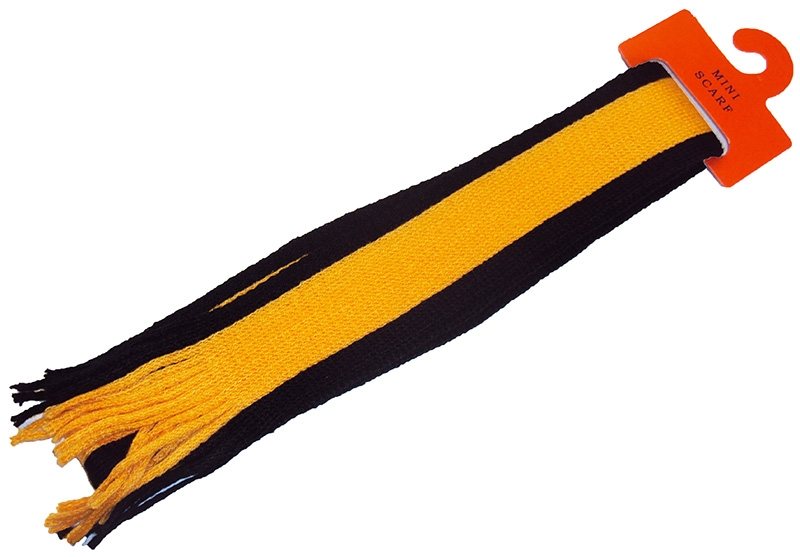 The GAA Store Supporters Mini Scarf - Black/Amber
