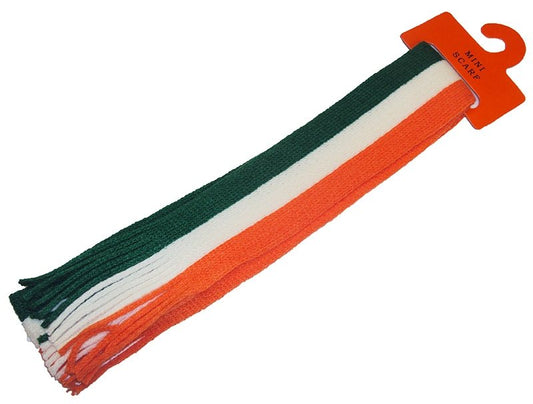 The GAA Store Supporters Mini Scarf - Green/White/Gold