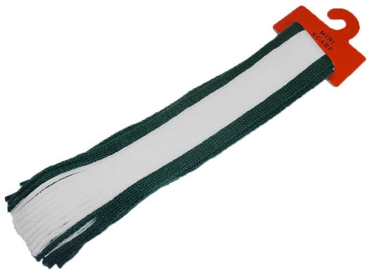 The GAA Store Supporters Mini Scarf - Green/White