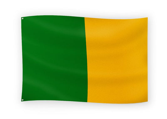 The GAA Store Green/Gold Half and Half Flag