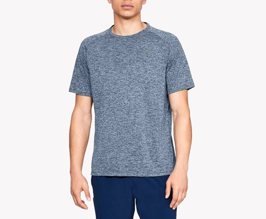 Under Armour Tech Short Sleeve Tee - Mens - Academy/Steel