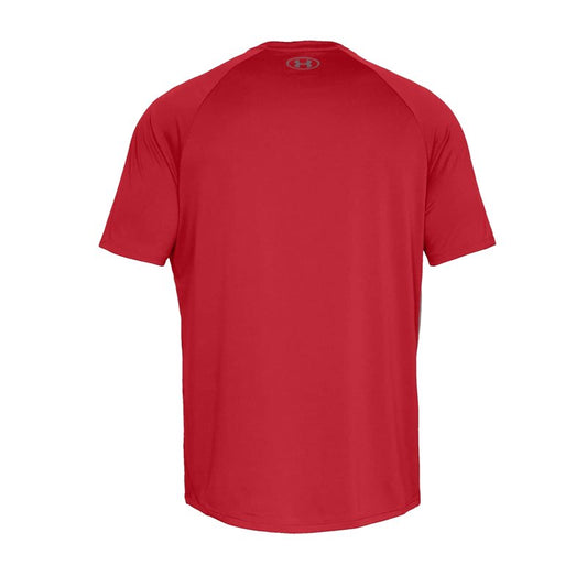Under Armour Tech Short Sleeve Tee - Mens - Red/Graphite