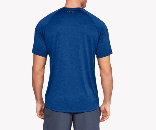 Under Armour Tech Short Sleeve Tee - Mens - Royal/Graphite