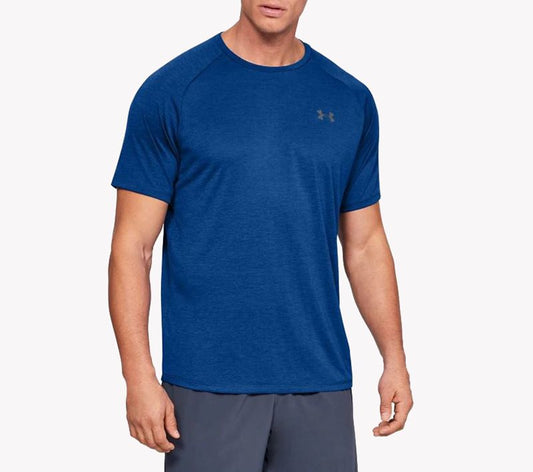 Under Armour Tech Short Sleeve Tee - Mens - Royal/Graphite