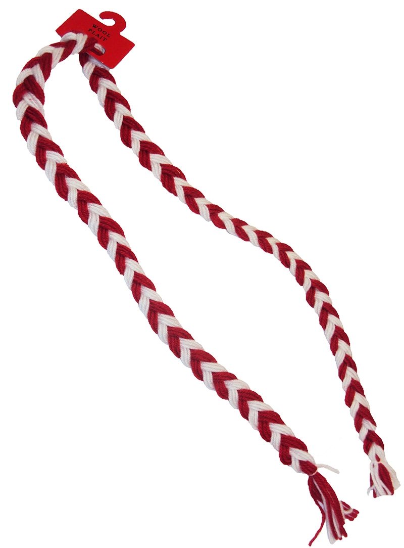 The GAA Store Supporters Wool Plait - Red/White
