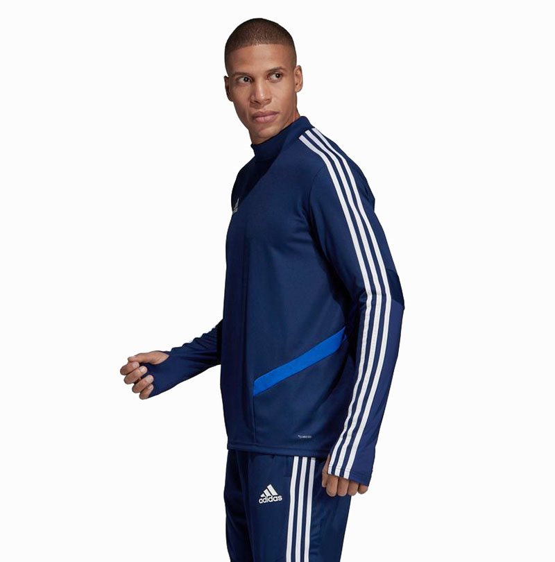 adidas Tiro 19 Training Top - Adult - Navy/Bold Blue/White
