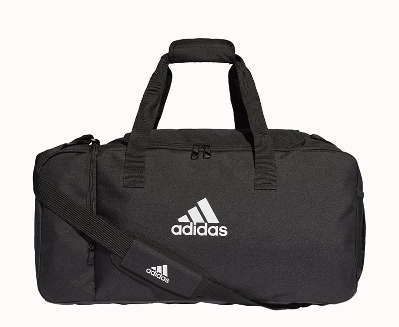 adidas Tiro Medium Duffel Sports Bag - Black/White