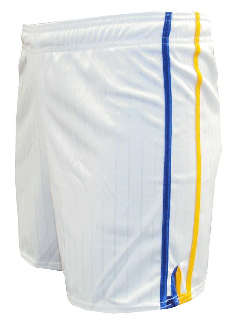 LS Pairc Gaelic Shorts - White/Royal/Gold - Adult