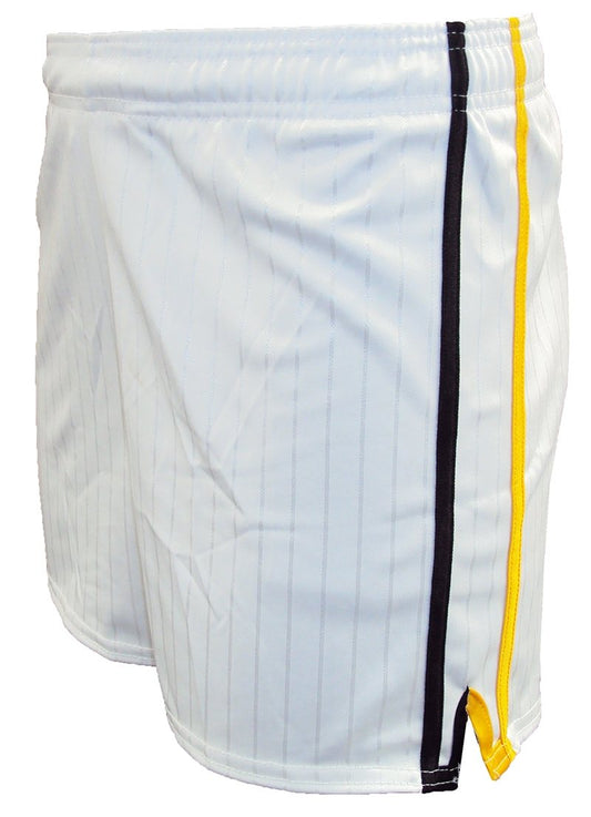 LS Pairc Gaelic Shorts - White/Black/Gold - Youth