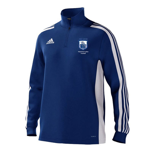 adidas Club Waterford LGFA Mi Team 18 1/4 Zip Training Top - Youth - Bold Blue/White