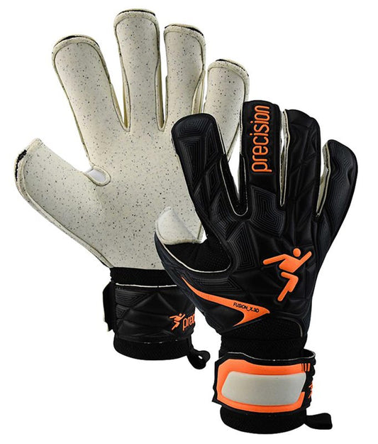 Precision Training Precision Fusion_X.3D Pro Surround Quartz Goalkeeper Glove - Adult - White/Black/Grey/Orange