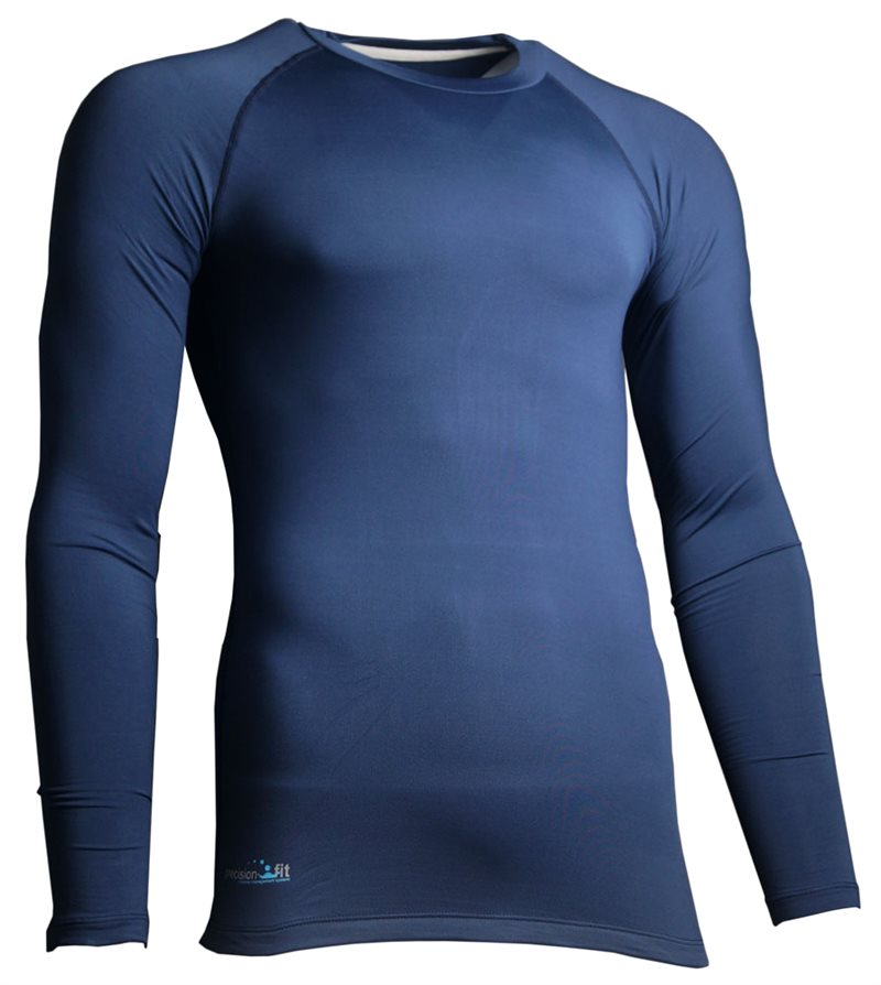 Precision Training Essential Baselayer Long Sleeve Shirt - Youth - Navy