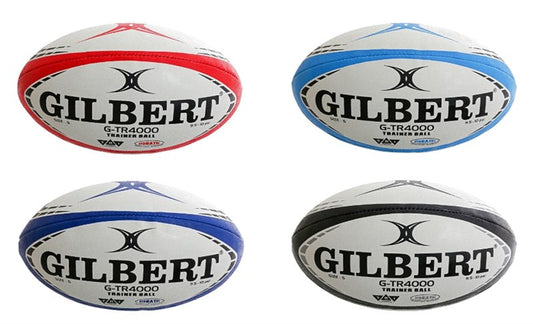 Gilbert G-TR Training Rugby Ball - Size 5 (10 Pack + Mesh Carrier)