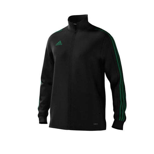 adidas Mi Team 18 Full Zip Top - Mens - Black/Green