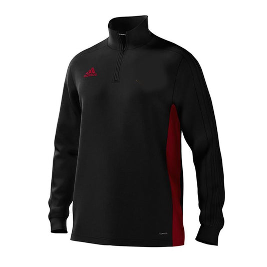 adidas mi Team 18 1/4 Zip Training Top - Youth - Black/Power Red
