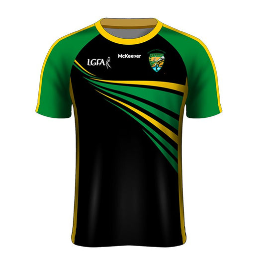 Mc Keever Kilrossanty Brickeys LGFC Jersey - Womens - Black/Green/Yellow