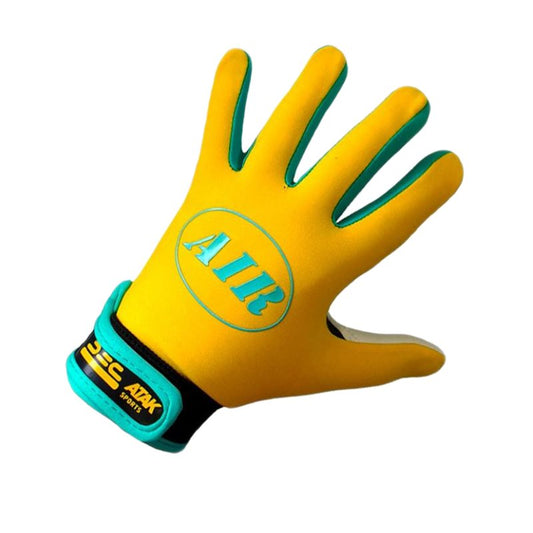 Atak Air Gaelic Gloves - Adult - Yellow/Blue/Black
