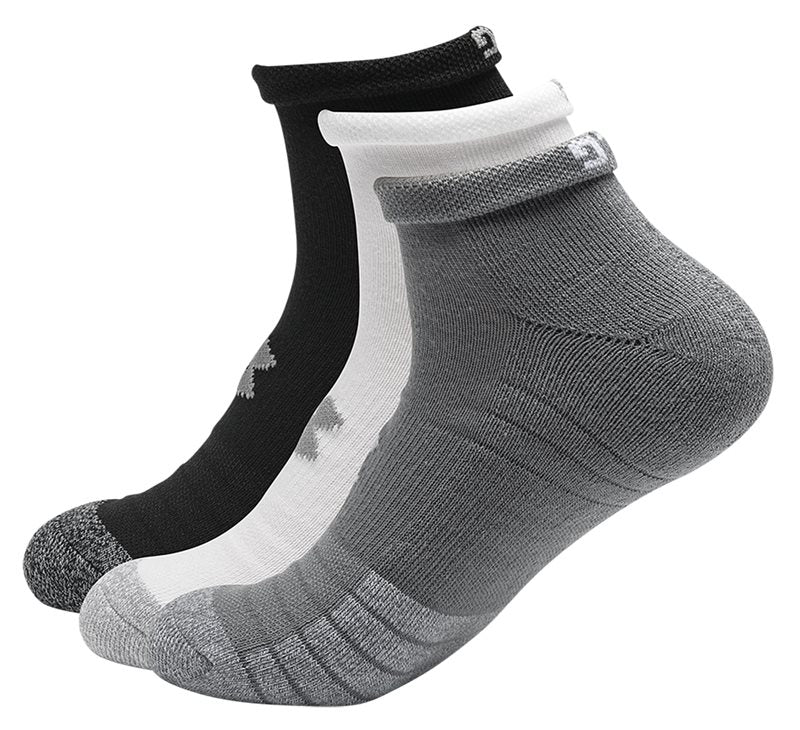 Under Armour Heatgear Locut Socks - Mens - Steel/White