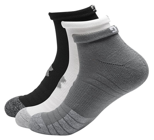 Under Armour Heatgear Locut Socks - Mens - Steel/White