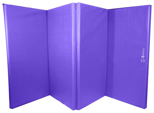 Sure Shot Foldable (4 Fold) Gym Mat - 50mm Purple
