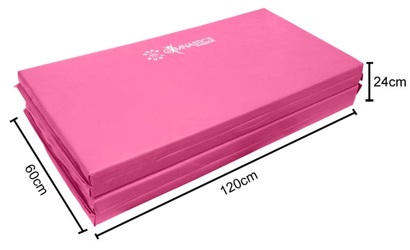 Sure Shot Foldable (4 Fold) Gym Mat - 60mm Pink