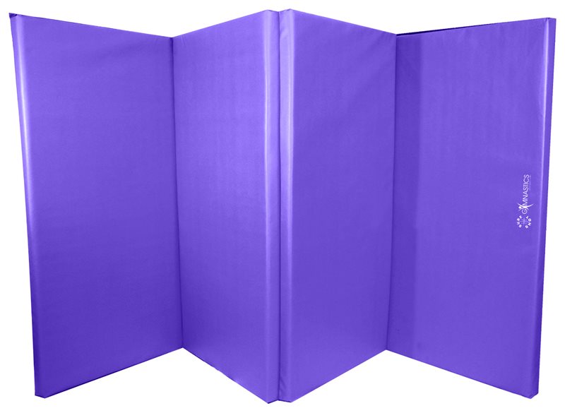 Sure Shot Foldable (4 Fold) Gym Mat - 60mm Purple