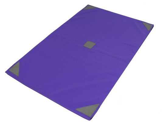 Sure Shot Lightweight Gym Mat - 6ft x 4ft x 1 Inch - Purple