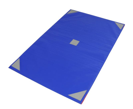 Sure Shot Lightweight Gym Mat - 4ft x 3ft x 0.08ft - Blue