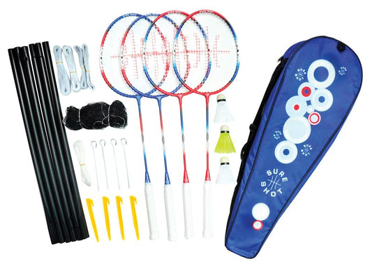 Sure Shot London 4 Player Badminton Set