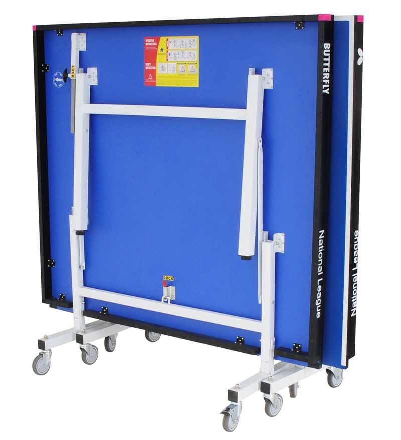 Butterfly National League 25 Rollaway Table Tennis Table - Blue