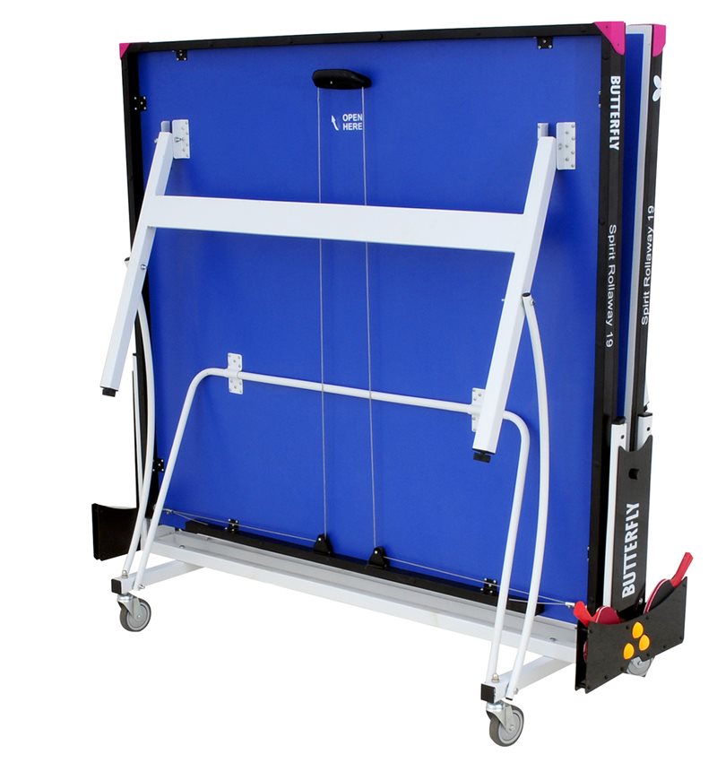 Butterfly Spirit 19 Rollaway Table Tennis Table - Blue
