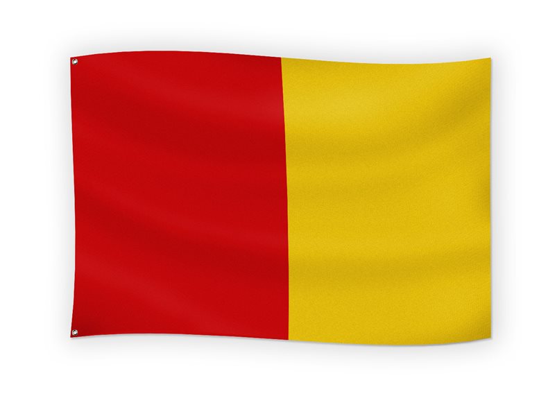 The GAA Store Red/Yellow Half and Half Flag