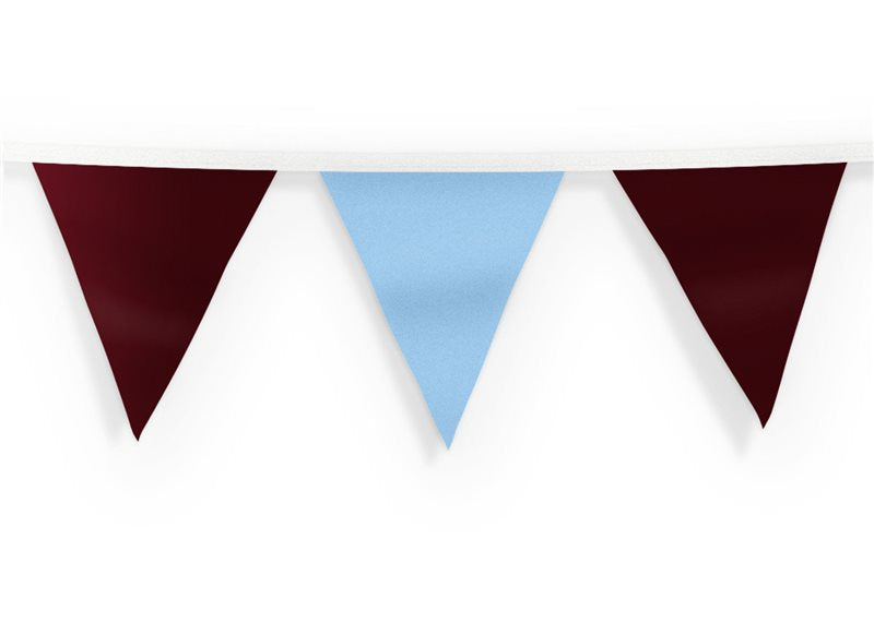 The GAA Store Bunting - Maroon/Sky Blue