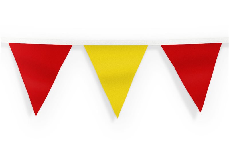 The GAA Store Bunting - Red/Yellow